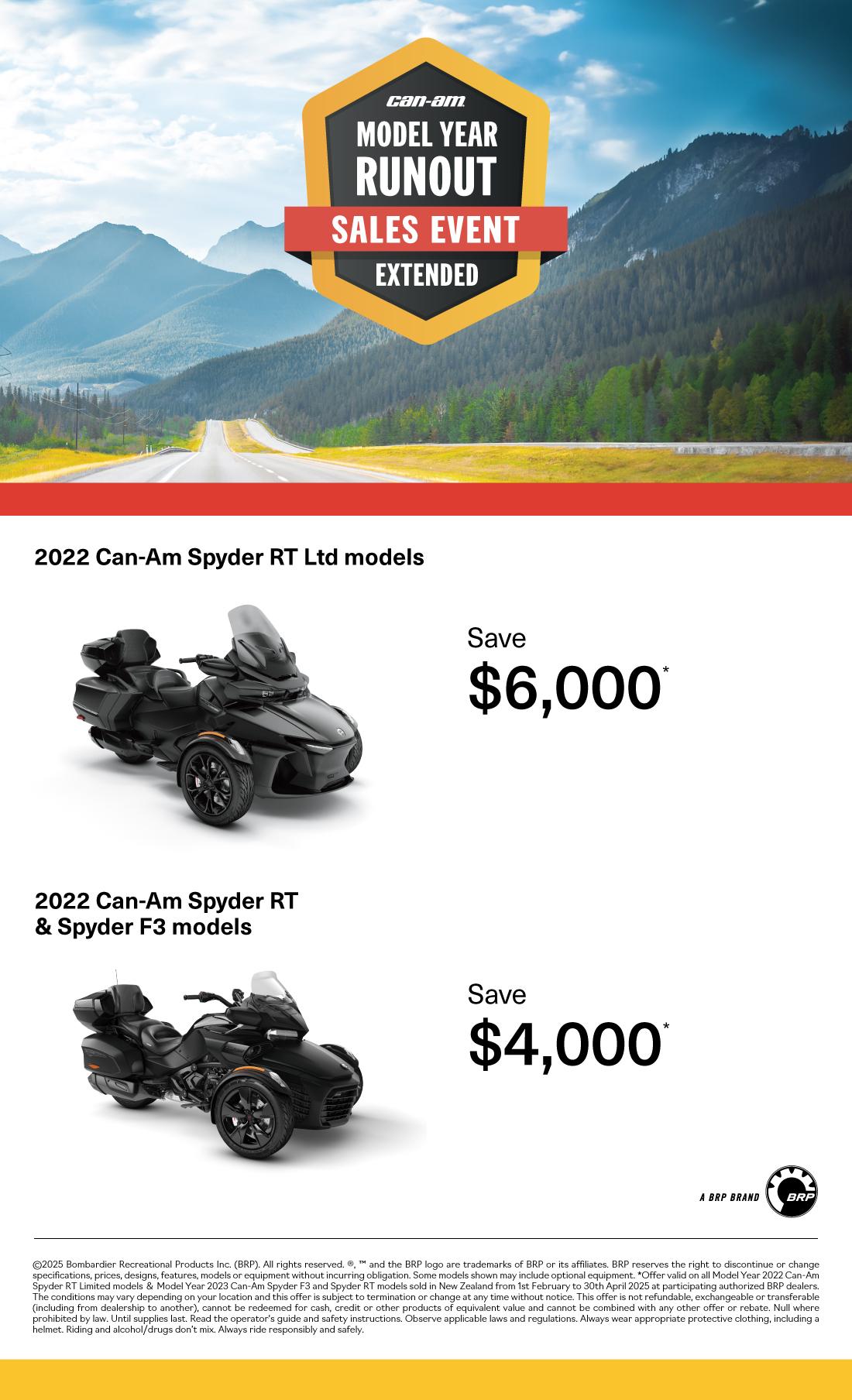 Can-Am Campaign - Q1 2025 Retail Program NZ SPYDER